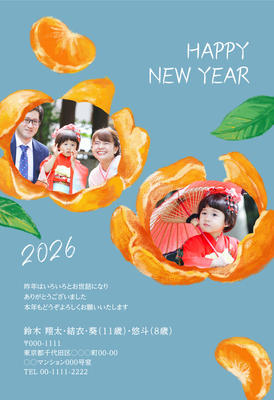デザイナーズ写真年賀状2020