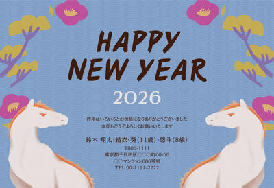 デザイナーズ写真年賀状2020