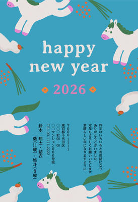 デザイナーズ写真年賀状2020