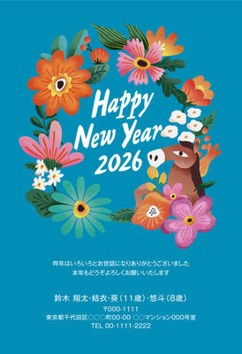デザイナーズ写真年賀状2020
